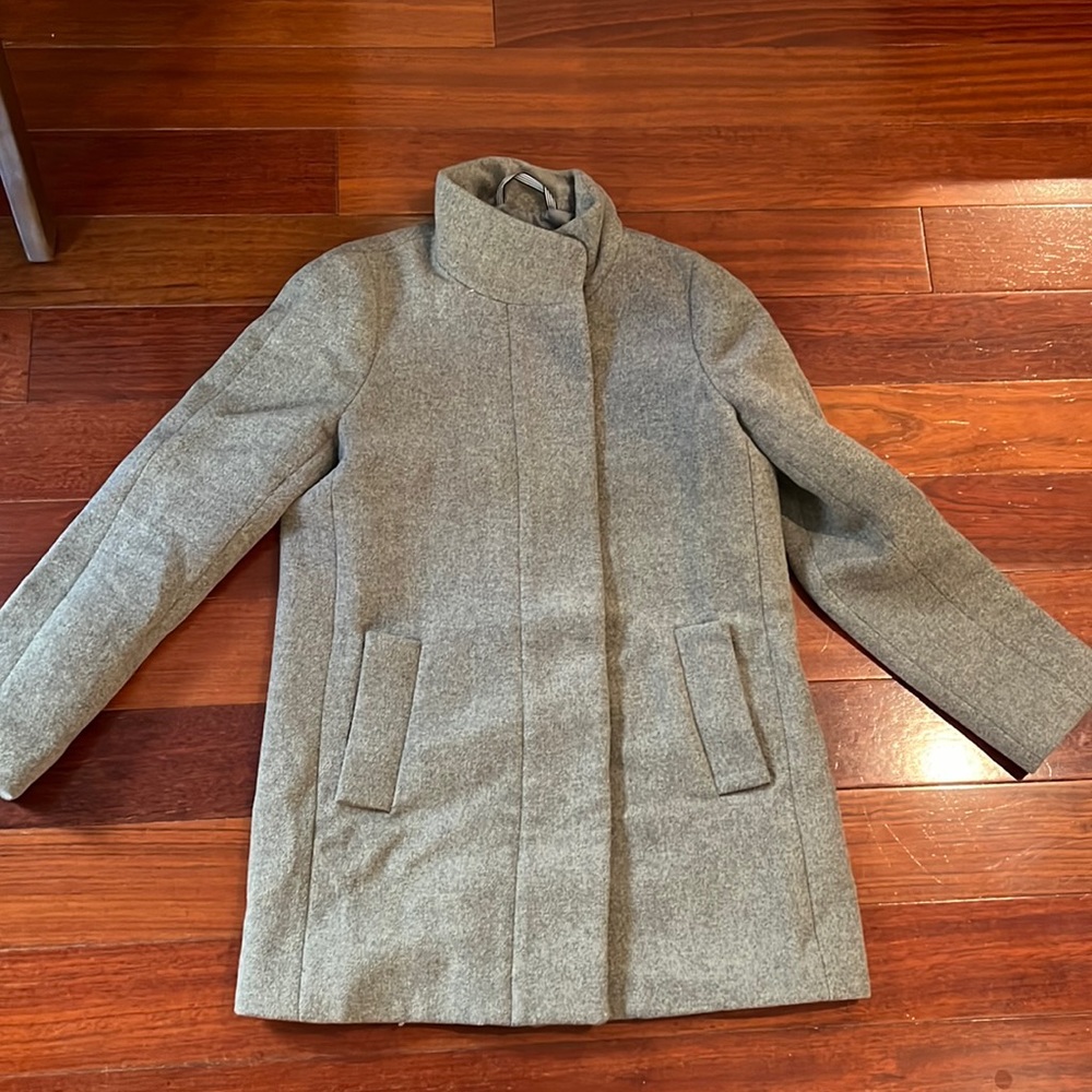 J.Crew Grey Peacoat
